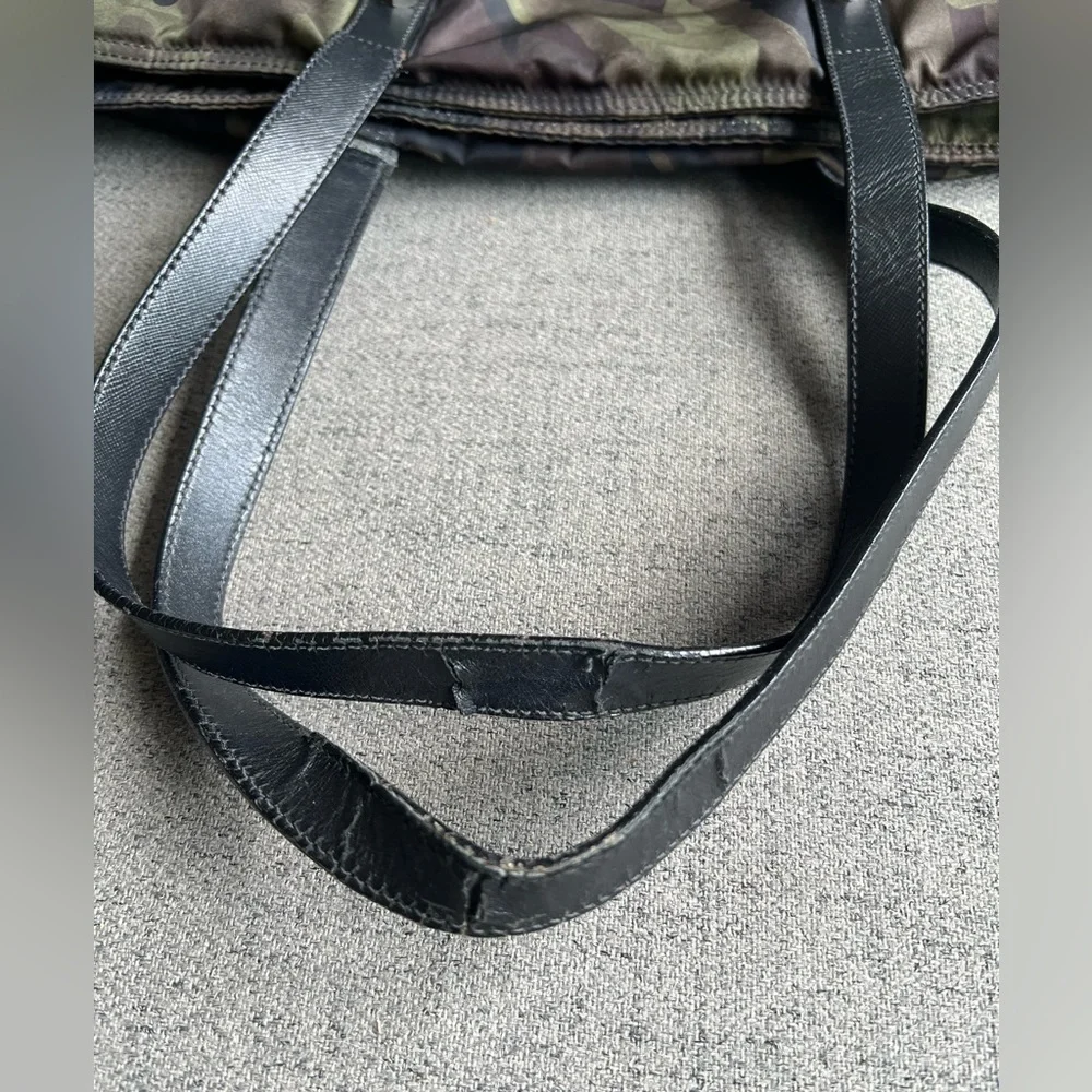 Prada Tessuto Nylon Camouflage print nylon shoulder tote bag - Picture 17 of 17